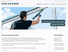 Tablet Screenshot of clean-line.net